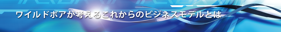 ワイルドボアが考えるこれからのビジネスモデル